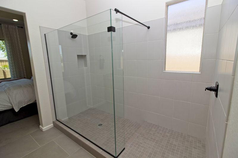 Large Format Tile Shower Interior