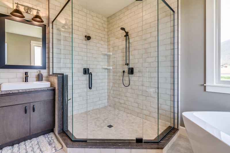 Frameless Shower with Door